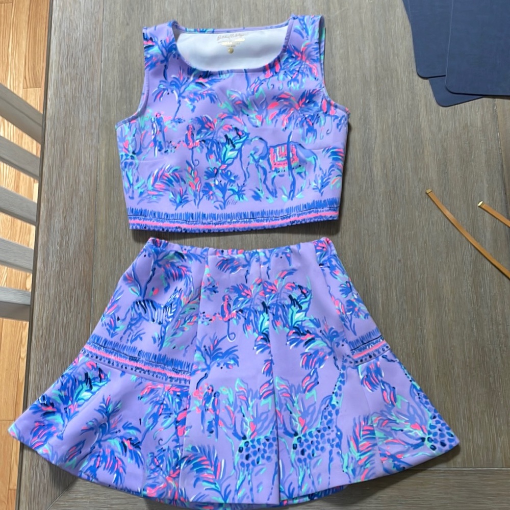 Lily Pulitzer skort set size xs